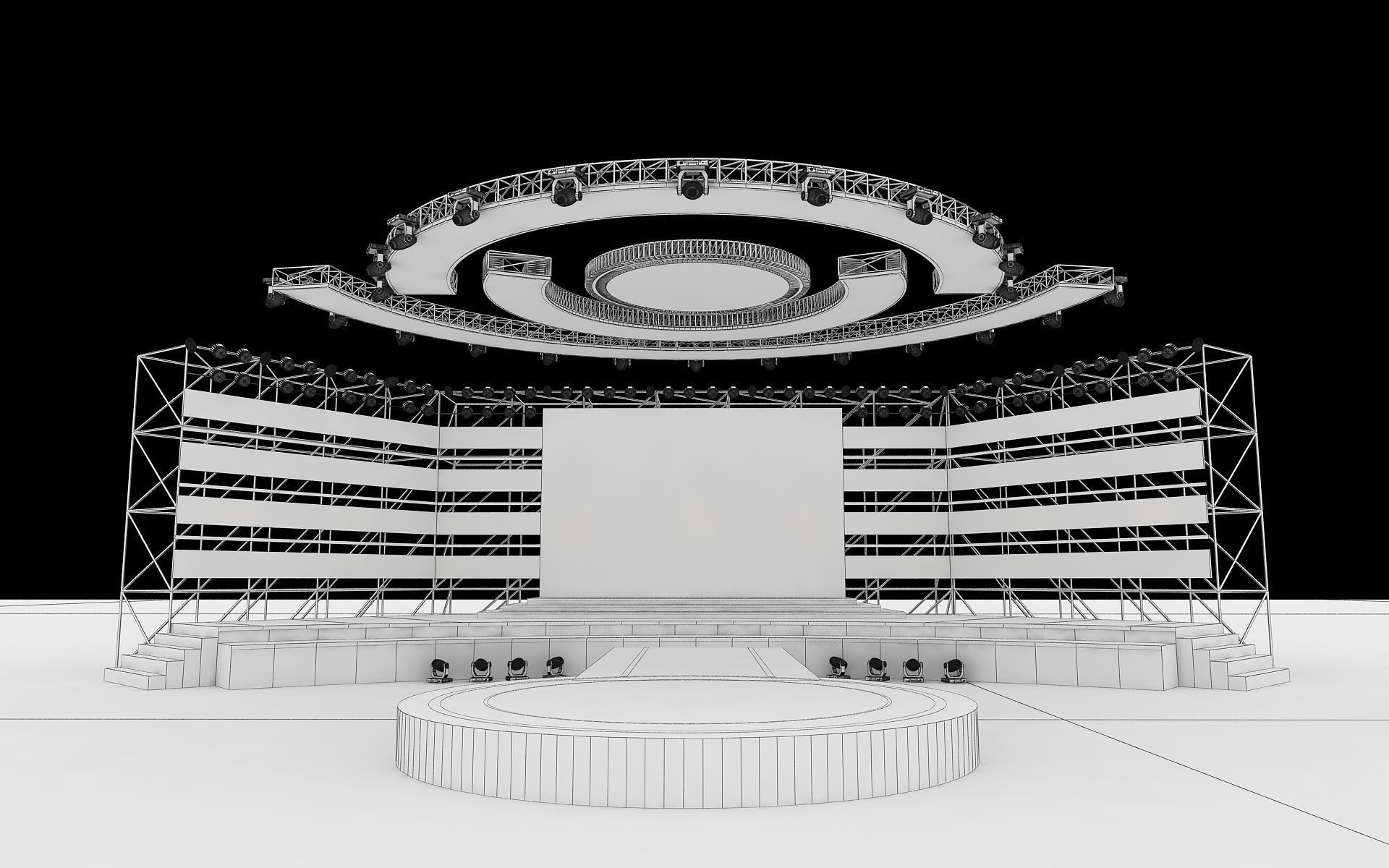 Event stage 05 design  3D model_5