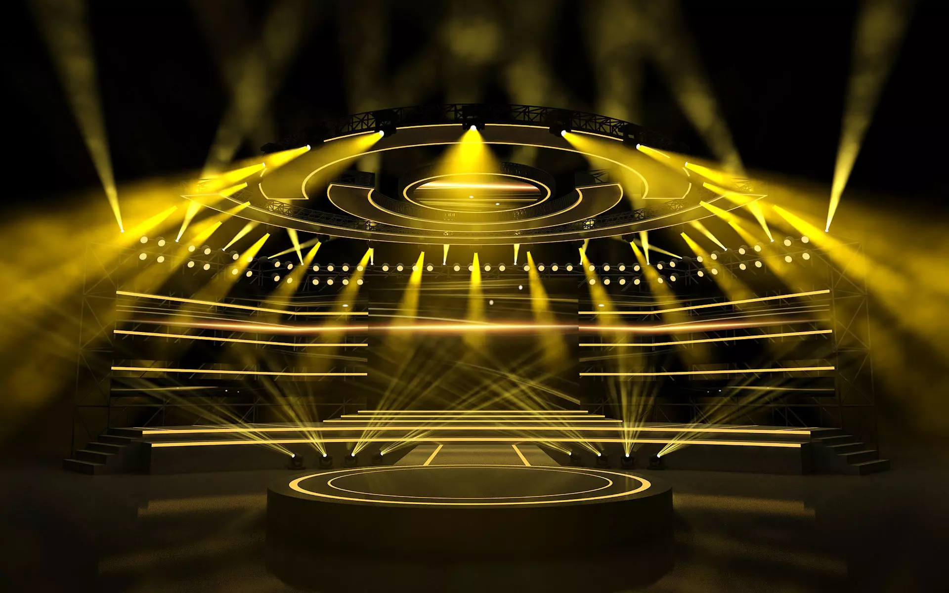 Event stage 05 design  3D model_0