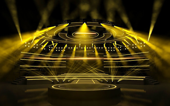 Event stage 05 design  3D model