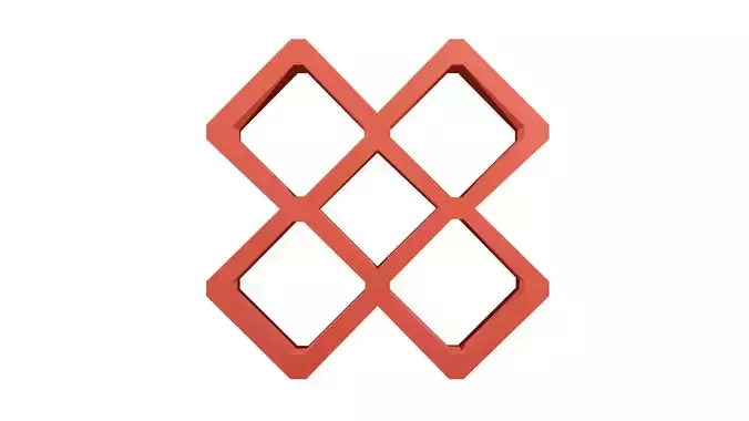 Block Jaali Diamond design