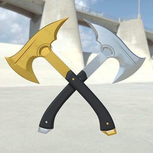 Valorant Prism III Axe Knife skin 3D print model