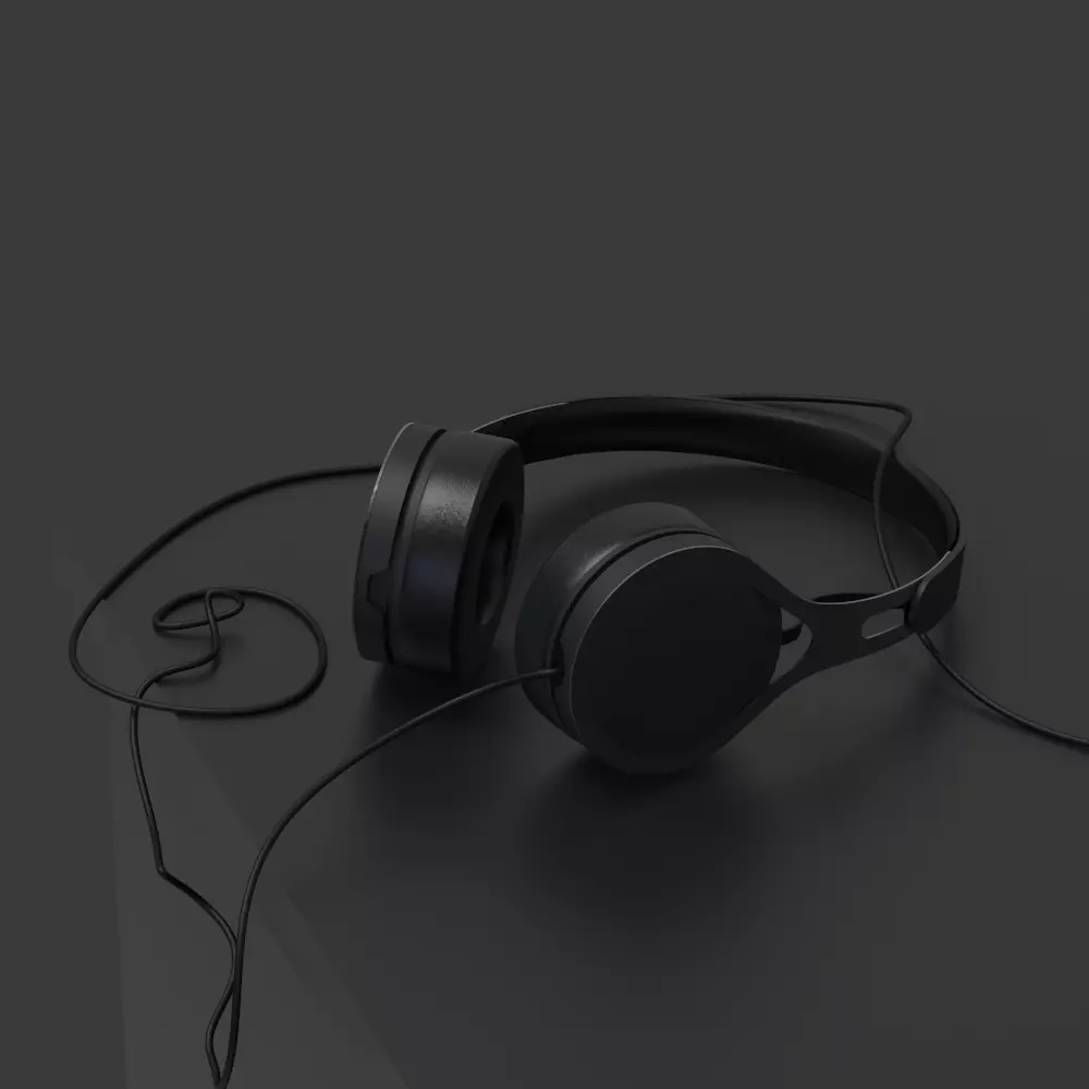 Beats Headphones 3D model Low-poly 3D model_0