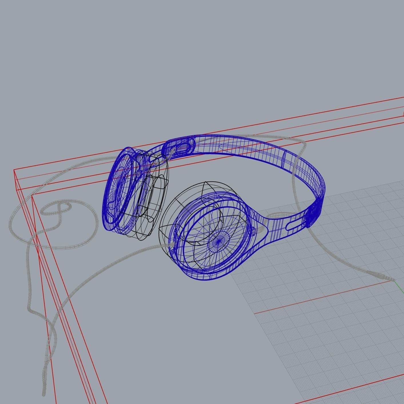 Beats Headphones 3D model Low-poly 3D model_4