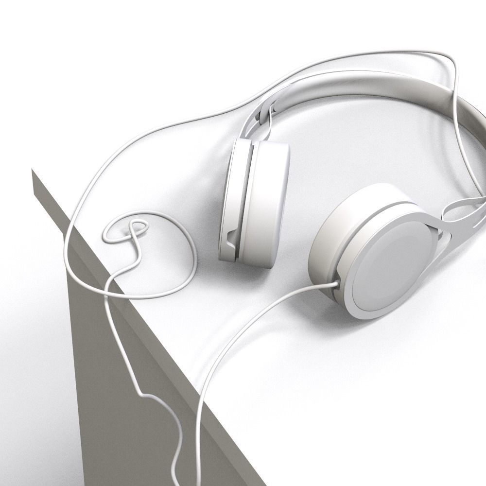 Beats Headphones 3D model Low-poly 3D model_3