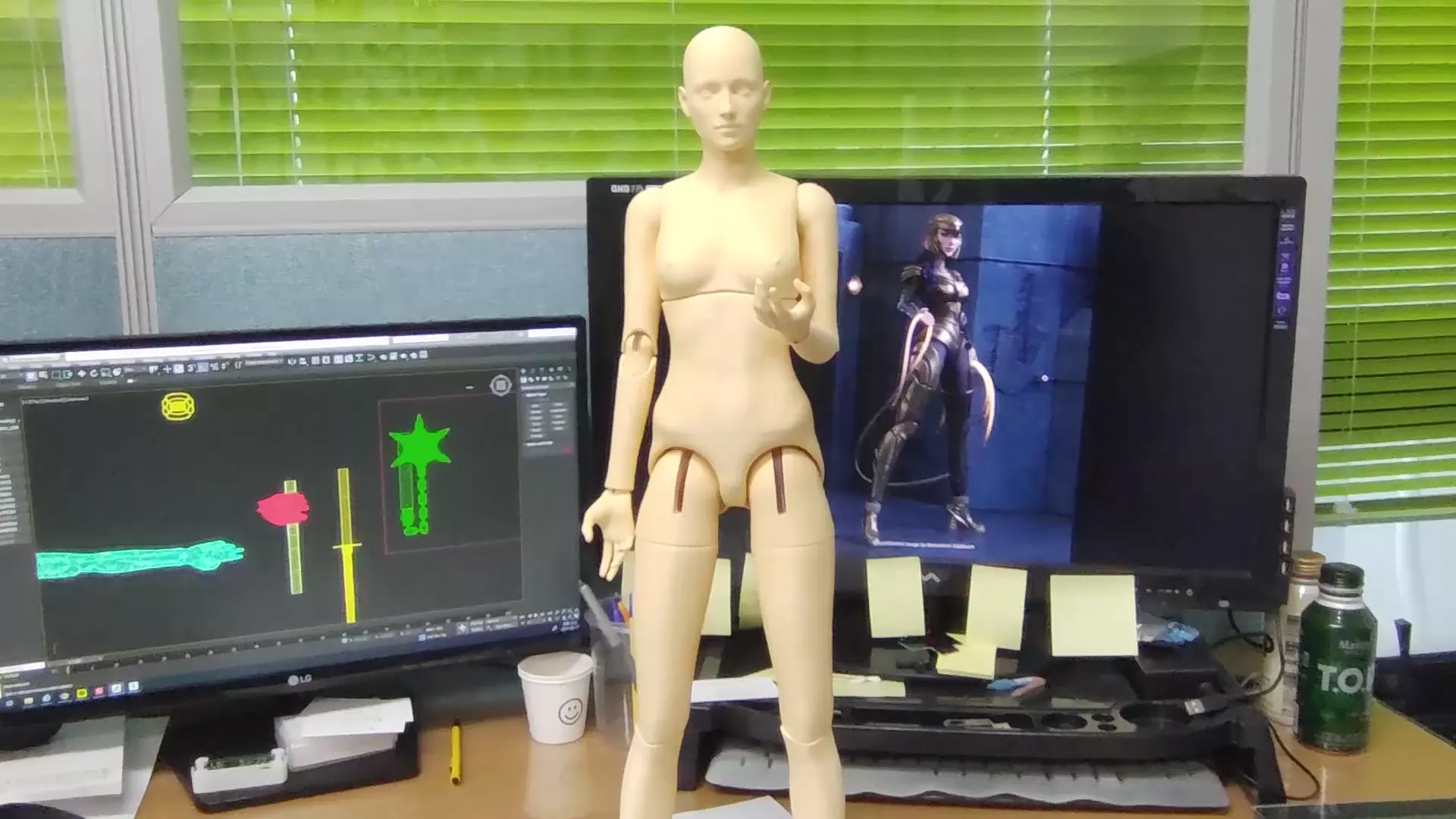 BJD girl -ball Jointed doll 3D print model name kira 3D print model