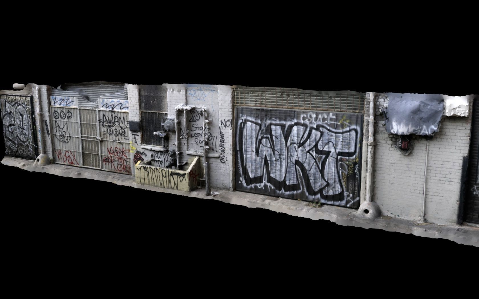 Back Street Alley Photogrammetry Scan 3D model_4