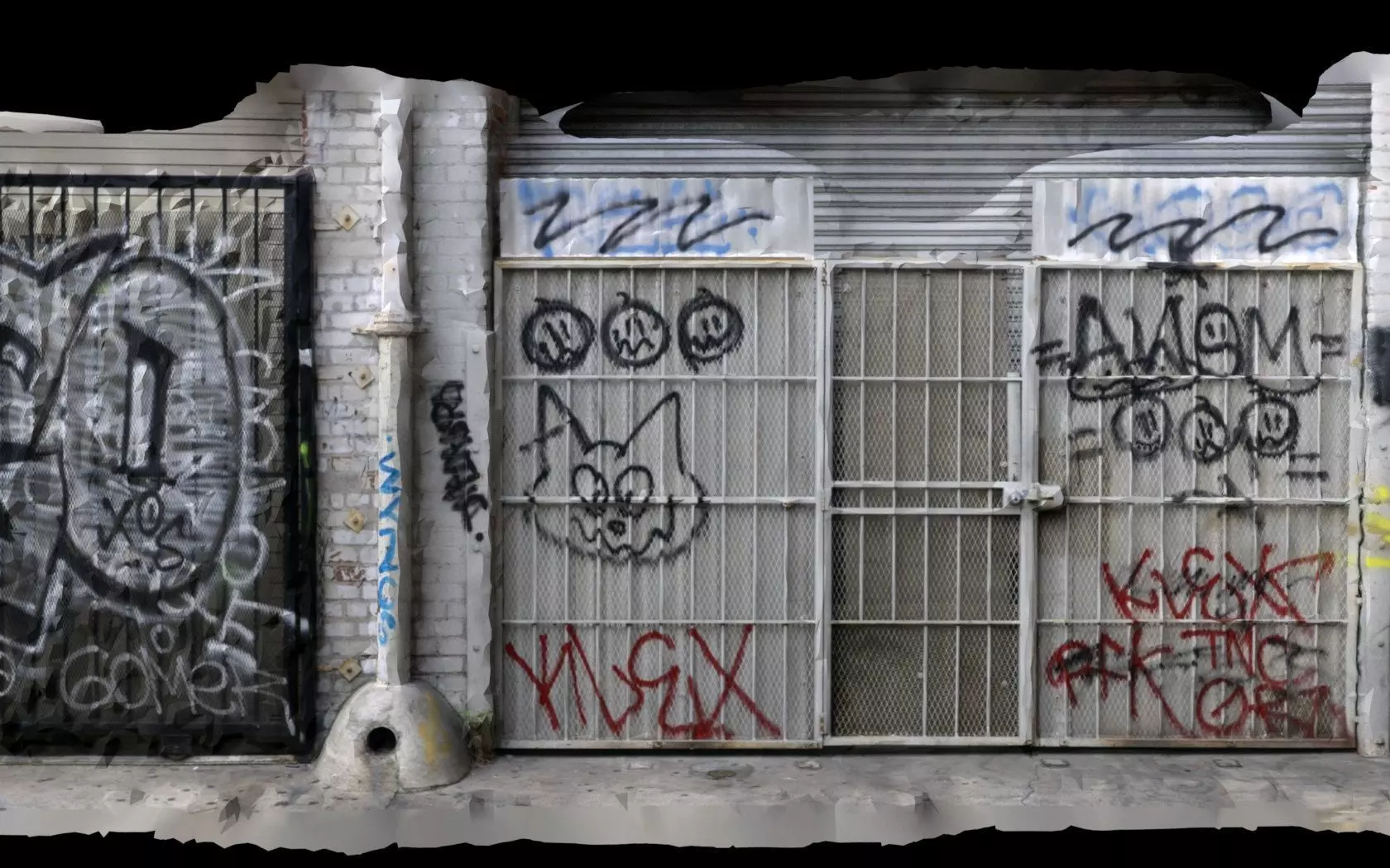 Back Street Alley Photogrammetry Scan 3D model_0