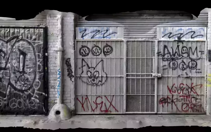 Back Street Alley Photogrammetry Scan