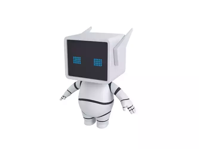 Character096 Robot 3D model Character096 Robot 3D model