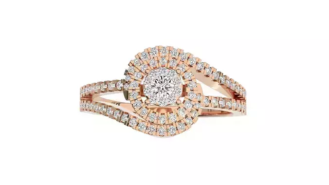 Women solitaire ring 3dm stl render detail 3D print model Women solitaire ring 3dm stl render detail 3D print model