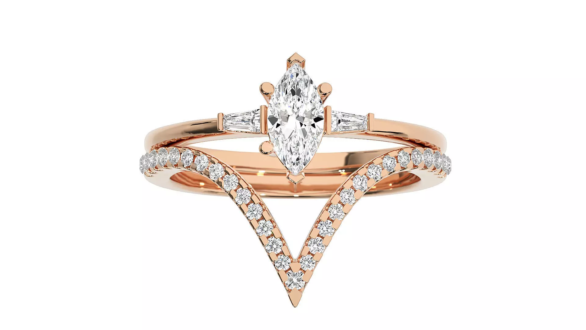 Women solitaire ring 3dm stl render detail 3D print model_0