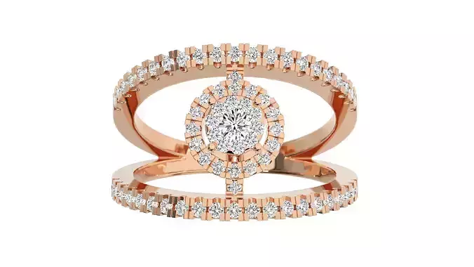 Women solitaire ring 3dm stl render detail 3D print model Women solitaire ring 3dm stl render detail 3D print model