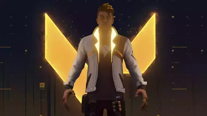 Phoenix - from Valorant - textured and rigged 3D model