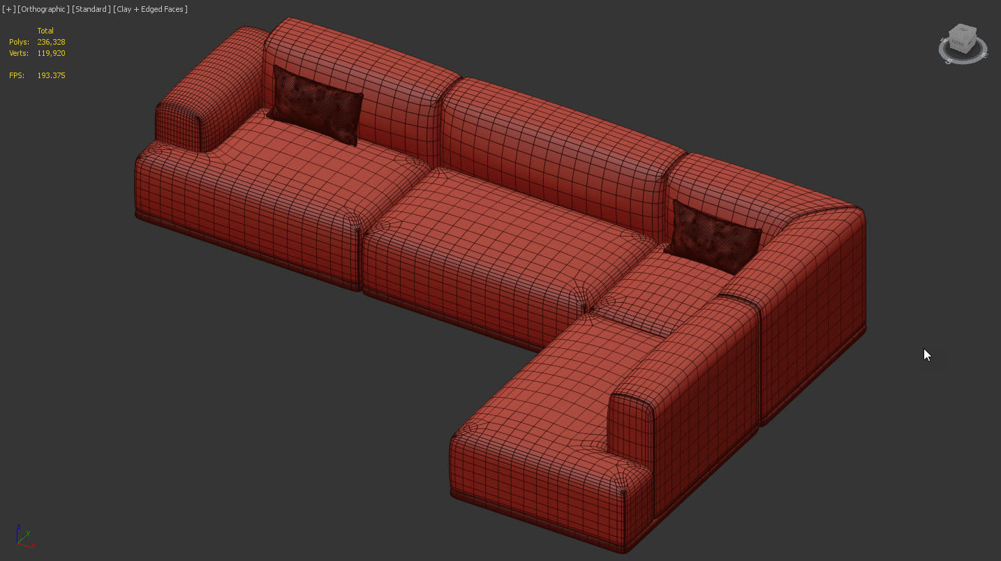 Connect Corner Sofa 01 by Muuto 3D model_11