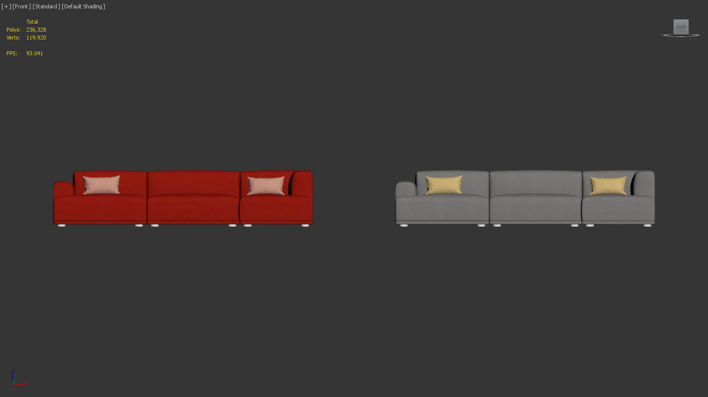 Connect Corner Sofa 01 by Muuto 3D model_7