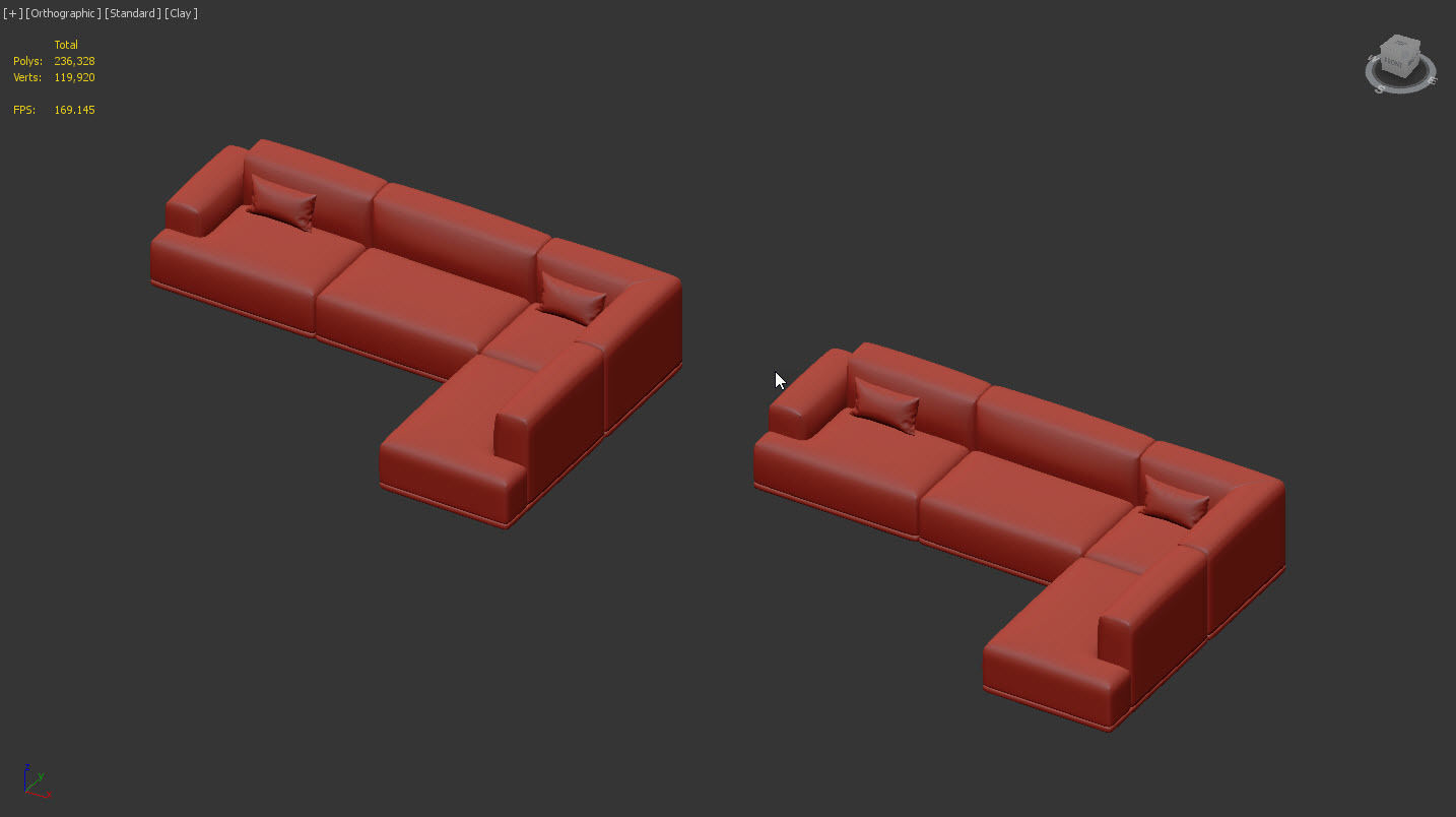 Connect Corner Sofa 01 by Muuto 3D model_10