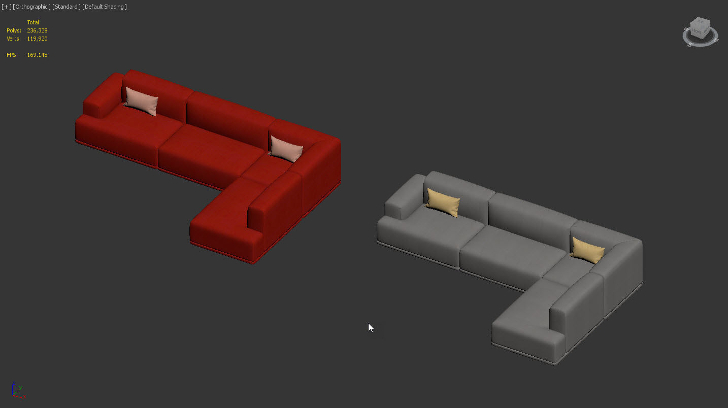 Connect Corner Sofa 01 by Muuto 3D model_9
