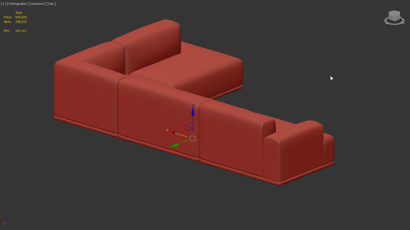 Connect Corner Sofa 01 by Muuto 3D model_14