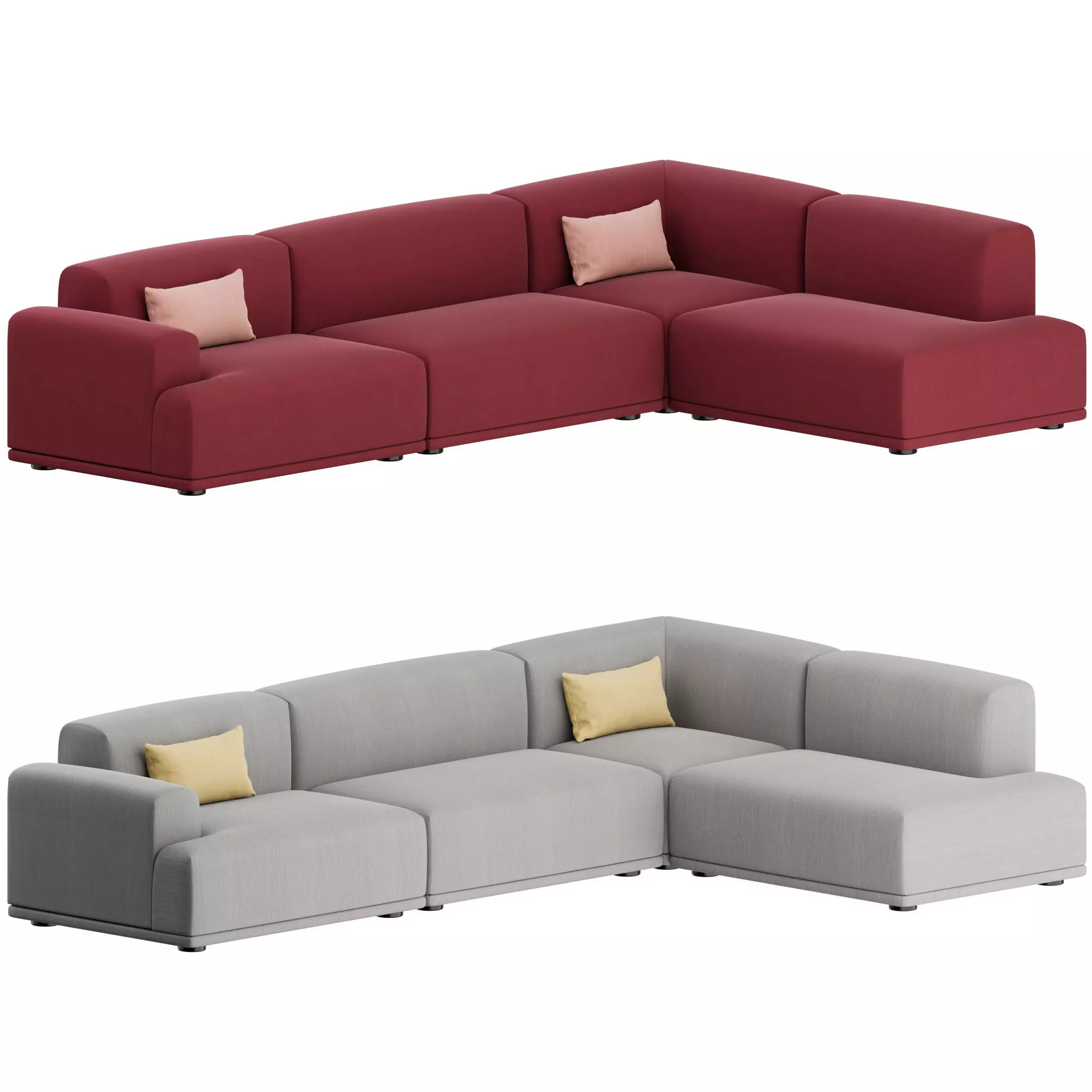 Connect Corner Sofa 01 by Muuto 3D model_0