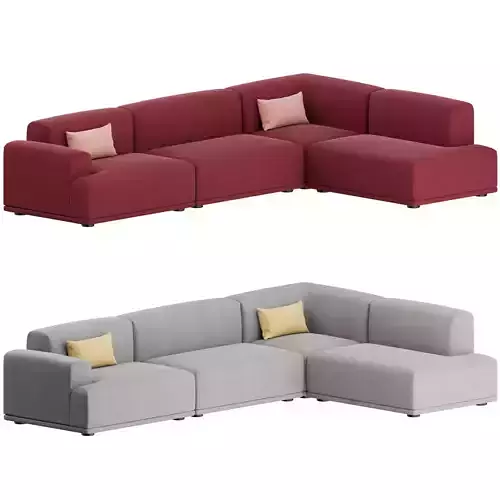Connect Corner Sofa 01 by Muuto