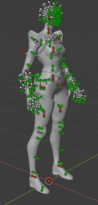 Viper female character in overwatch Low-poly 3D model_6