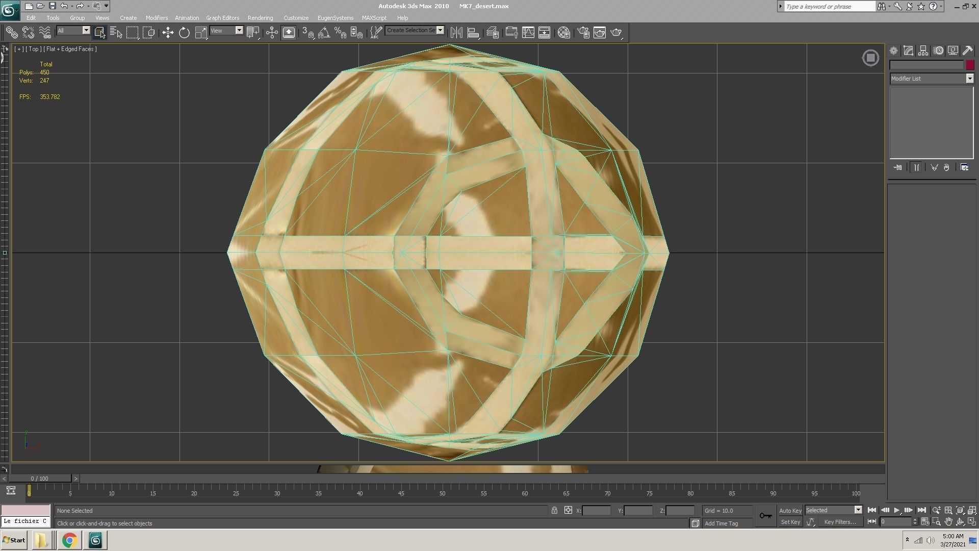 MK7-helmet-desert piece of cloth Low-poly 3D model_3