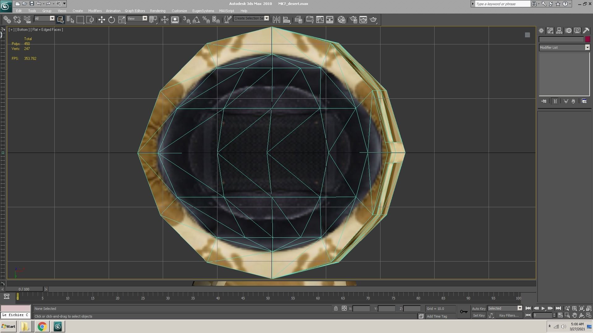 MK7-helmet-desert piece of cloth Low-poly 3D model_4