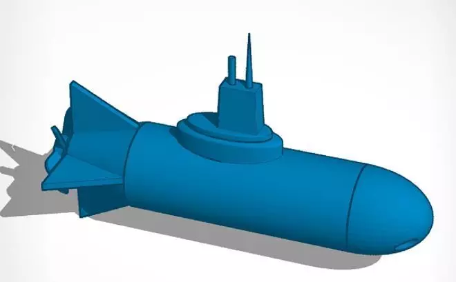 Submarine Free 3D model