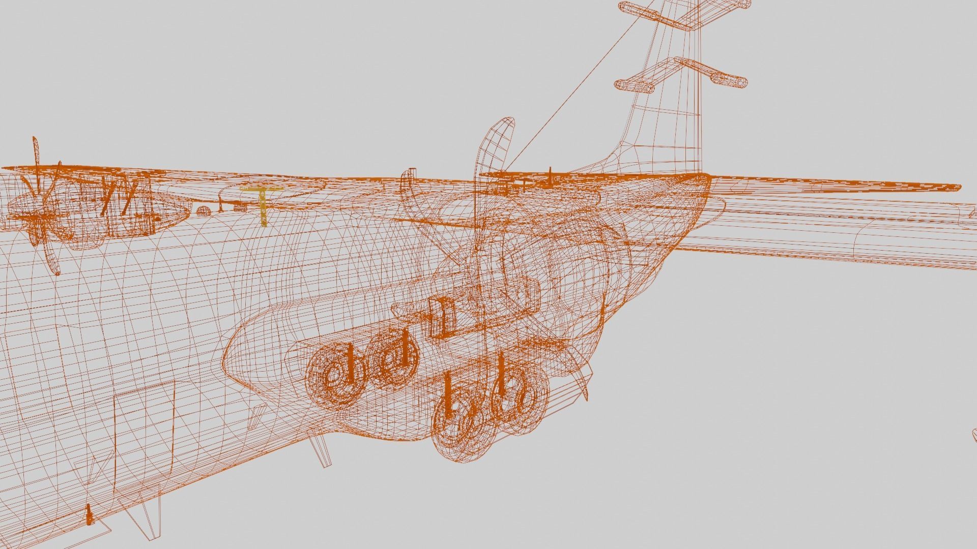 Lockheed Martin EC-130J  - COMMANDO PSYOPS Aircraft - Low-poly 3D model_108