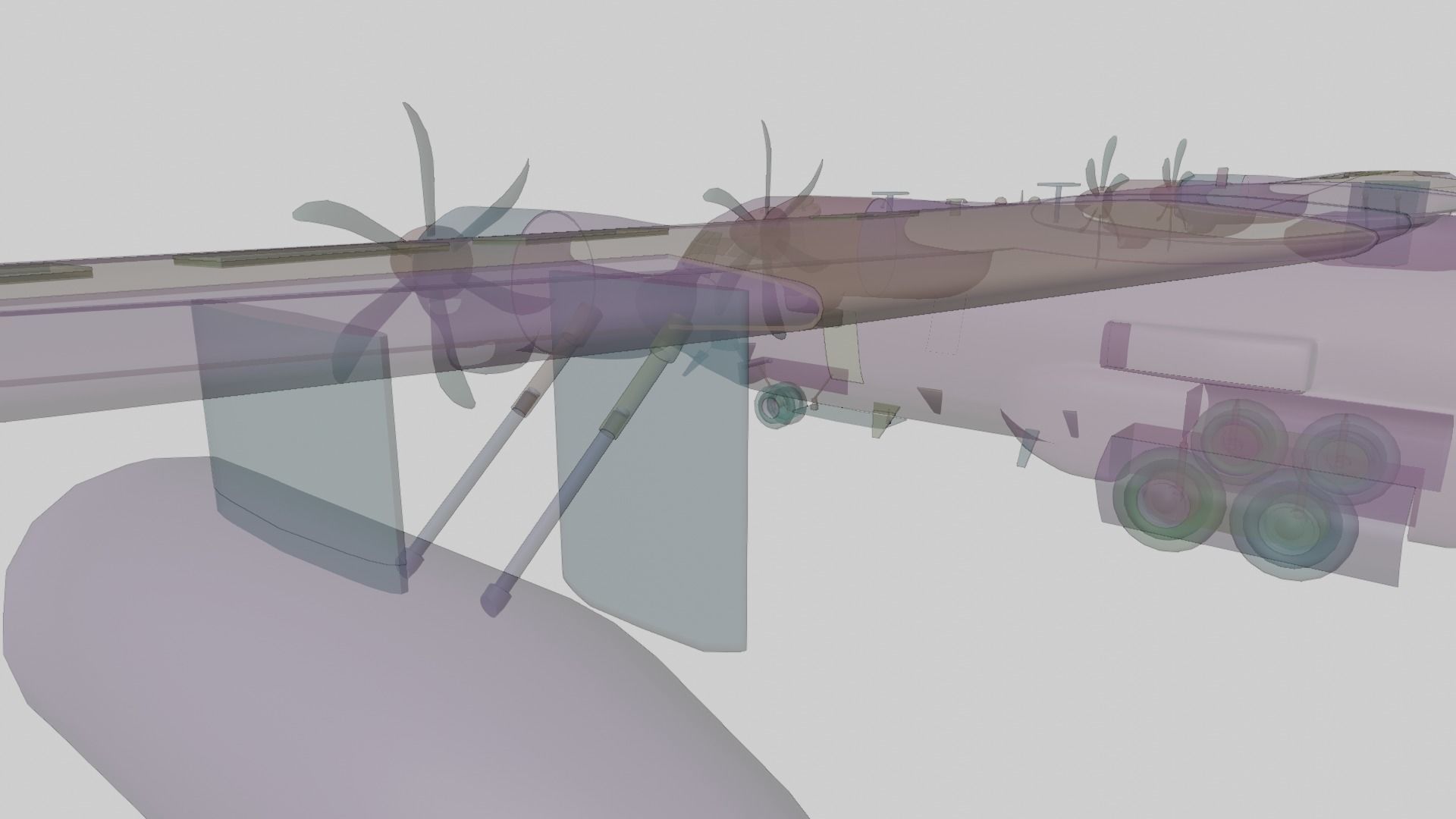 Lockheed Martin EC-130J  - COMMANDO PSYOPS Aircraft - Low-poly 3D model_107