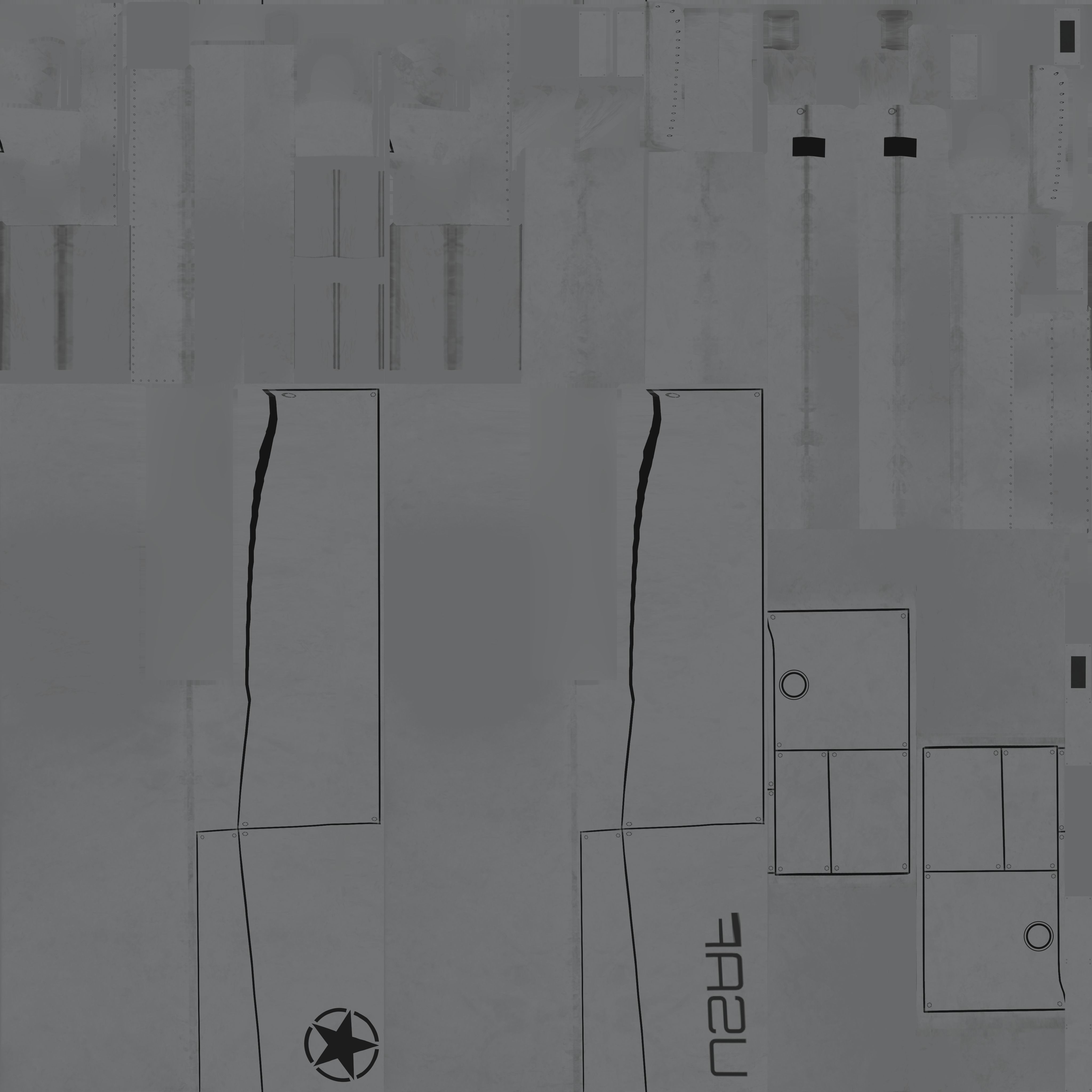 Lockheed Martin EC-130J  - COMMANDO PSYOPS Aircraft - Low-poly 3D model_102