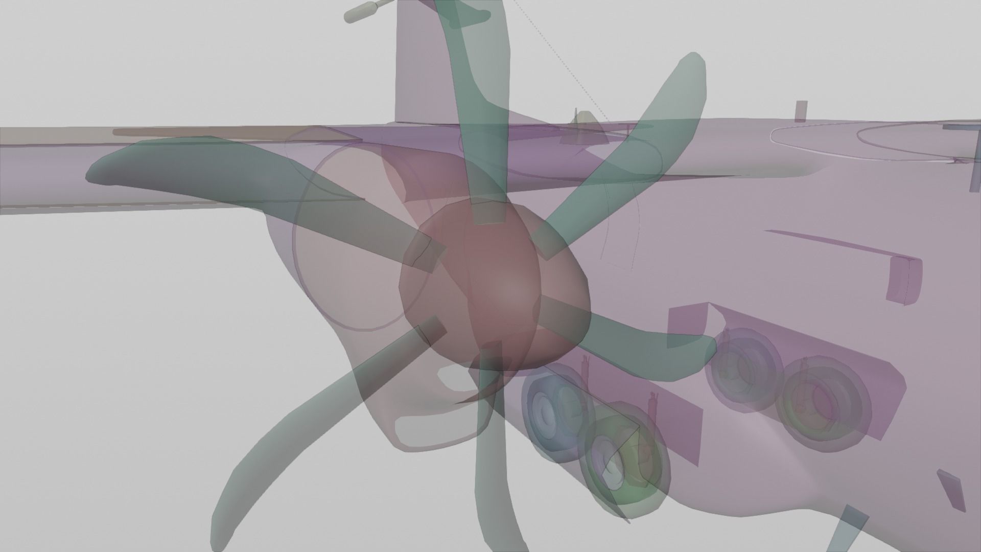 Lockheed Martin EC-130J  - COMMANDO PSYOPS Aircraft - Low-poly 3D model_16