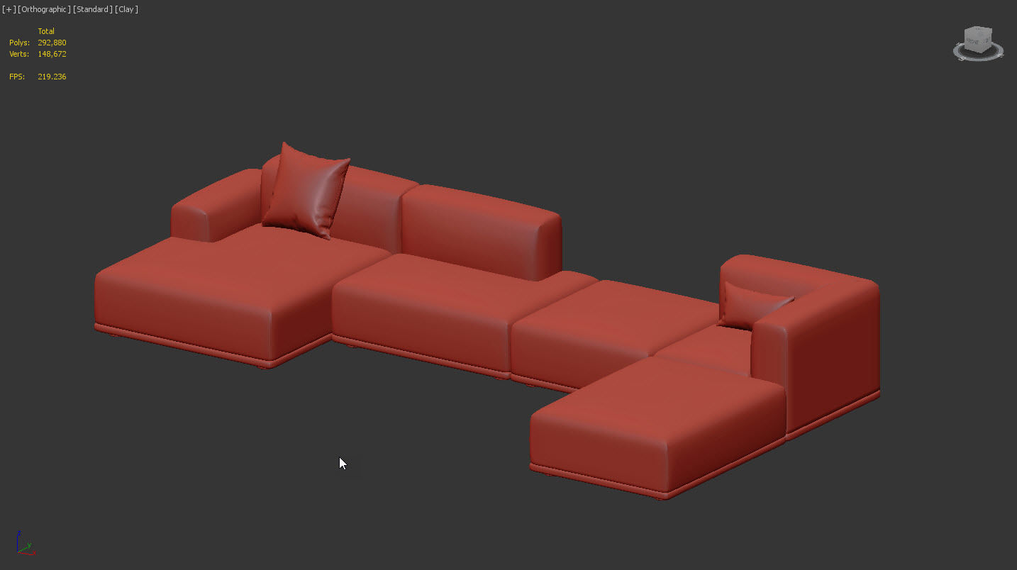 Connect Corner Sofa 02 by Muuto 3D model_12