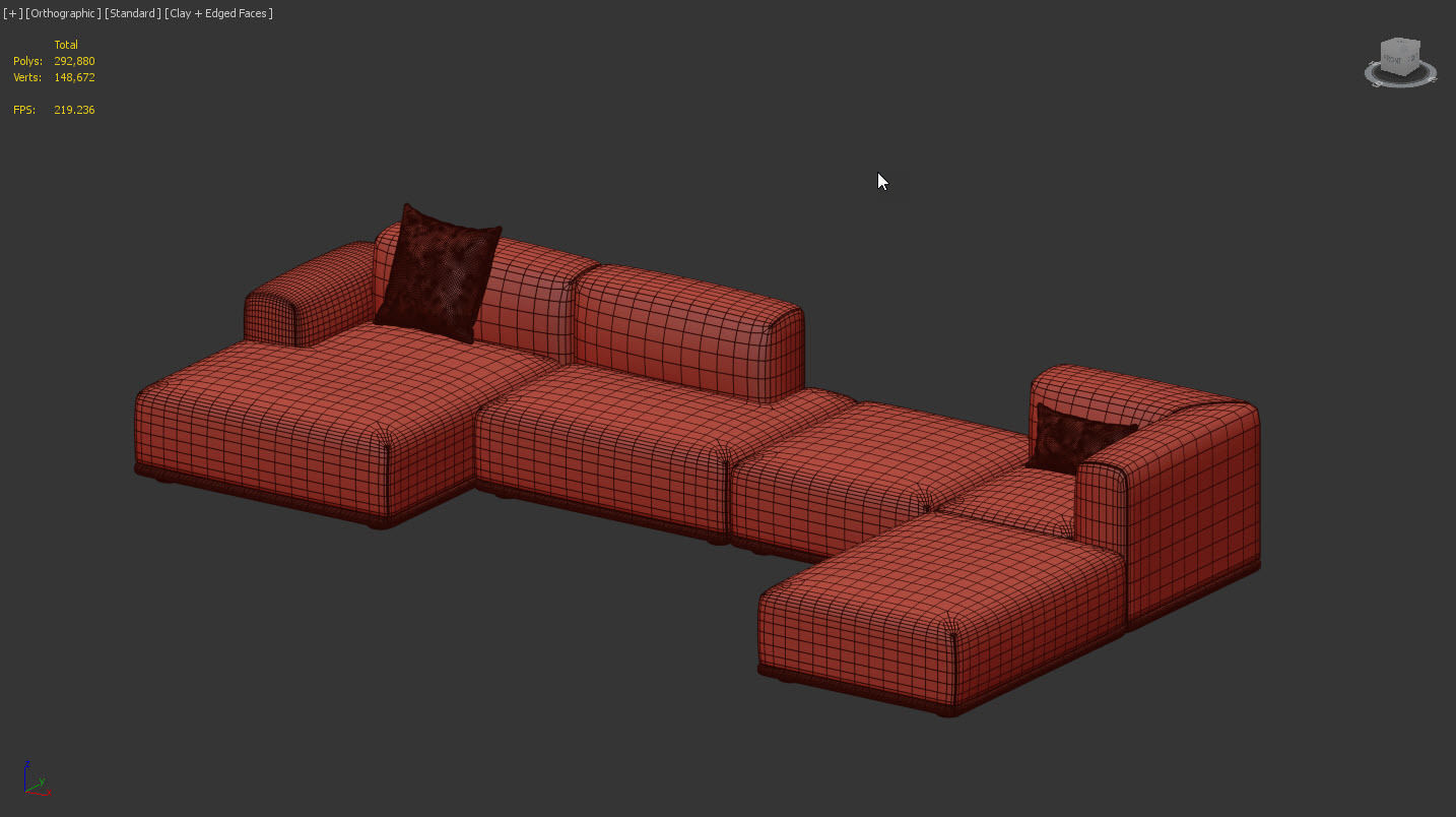 Connect Corner Sofa 02 by Muuto 3D model_13