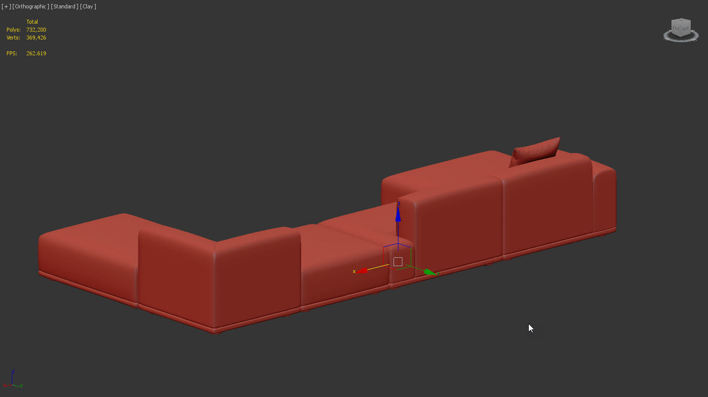 Connect Corner Sofa 02 by Muuto 3D model_14