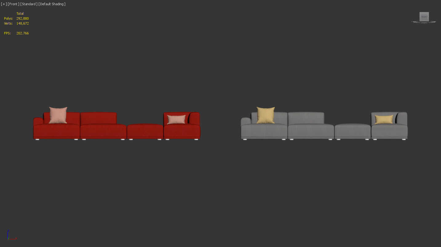 Connect Corner Sofa 02 by Muuto 3D model_7