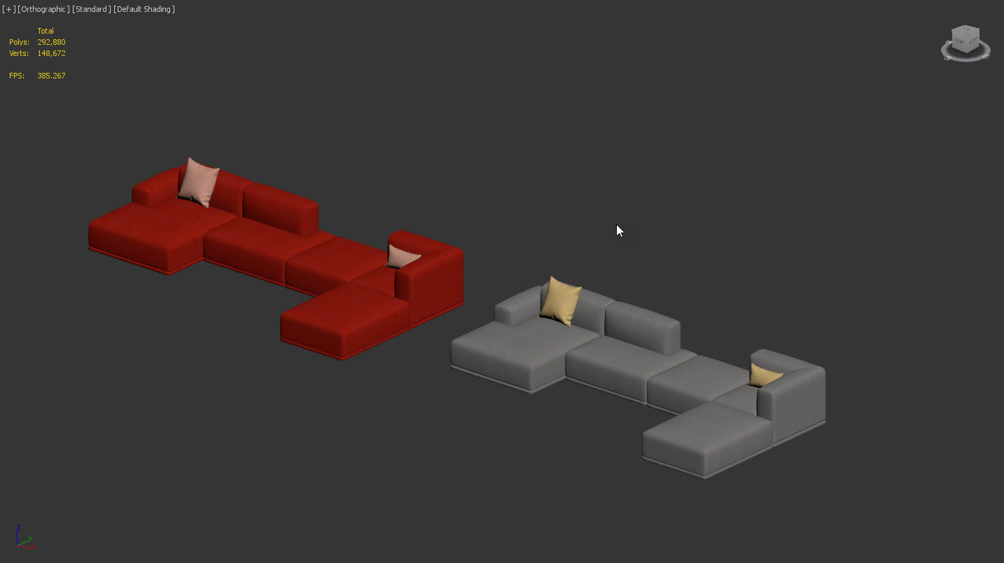 Connect Corner Sofa 02 by Muuto 3D model_8