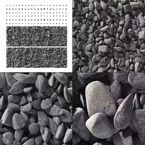 Pebble smooth splinter decor road  n2