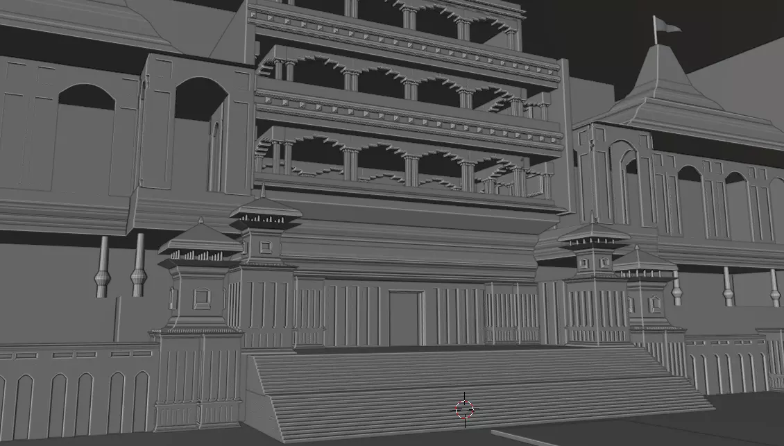 bahubali fort 3D model