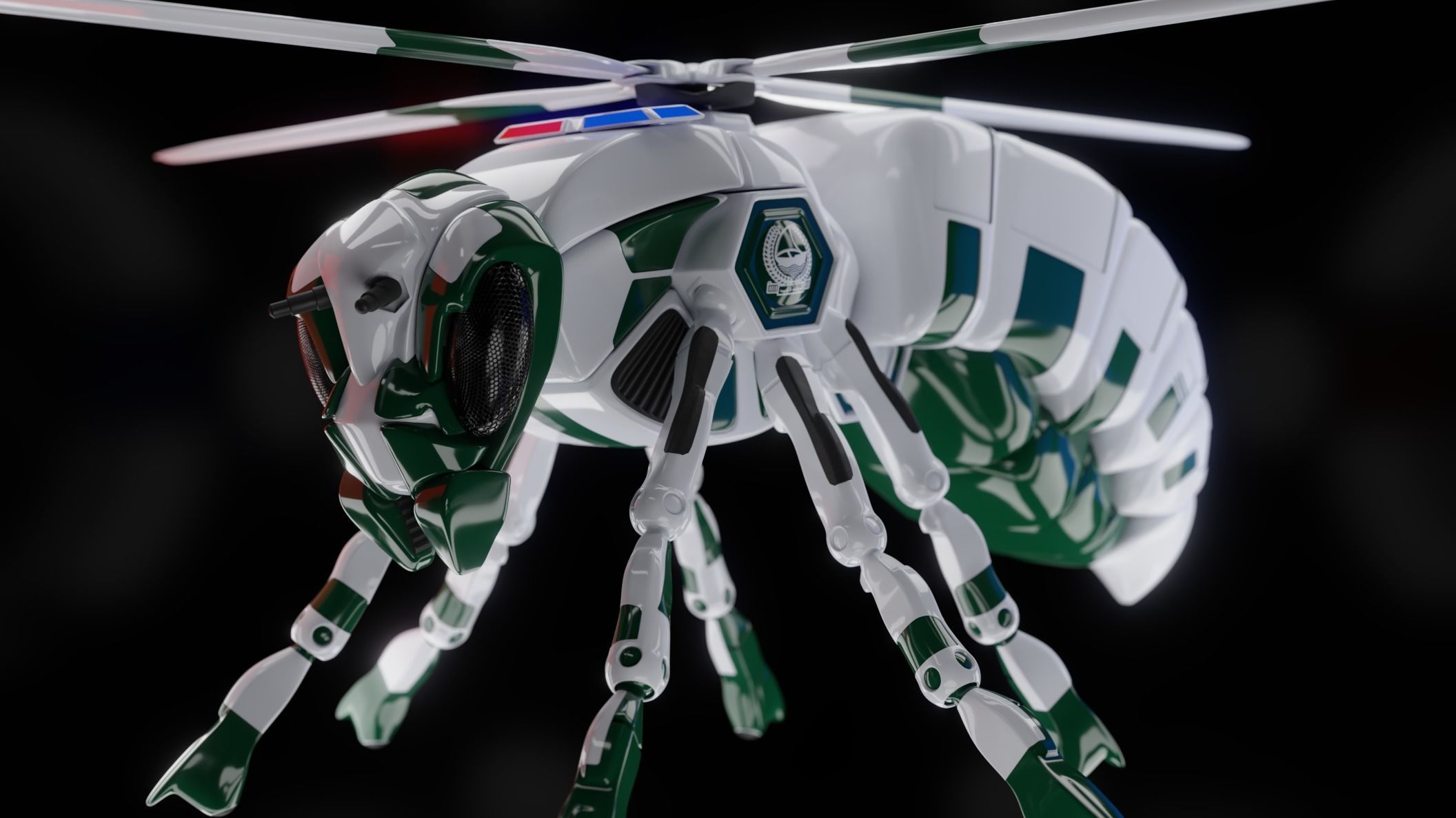 Insect Vehicle - Robot Insect 3D model_4