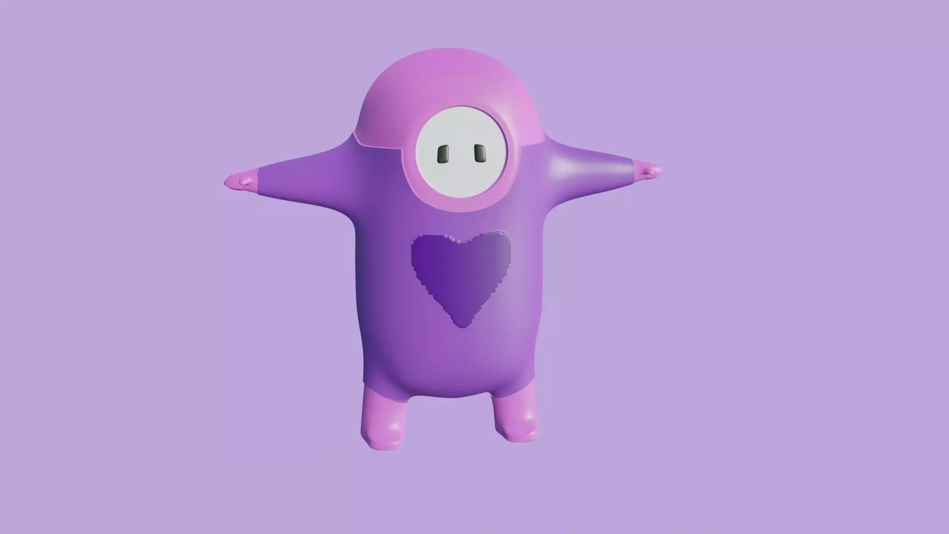 fall guy 3D model
