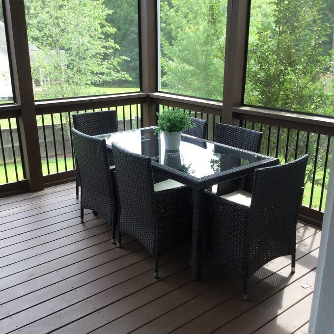 Bridgette Rectangular Long Dining Set 3D model_1