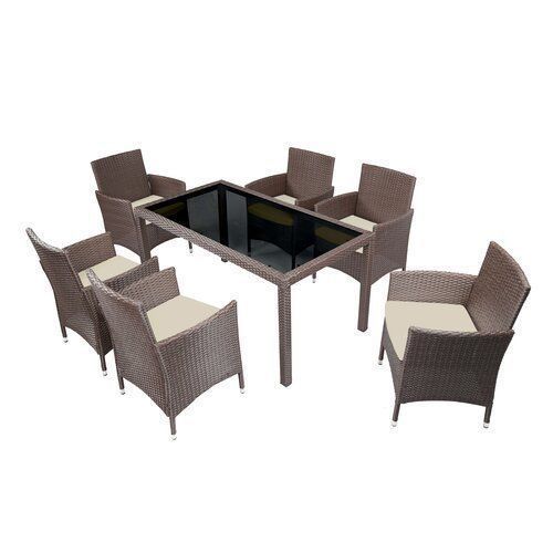 Bridgette Rectangular Long Dining Set 3D model_21