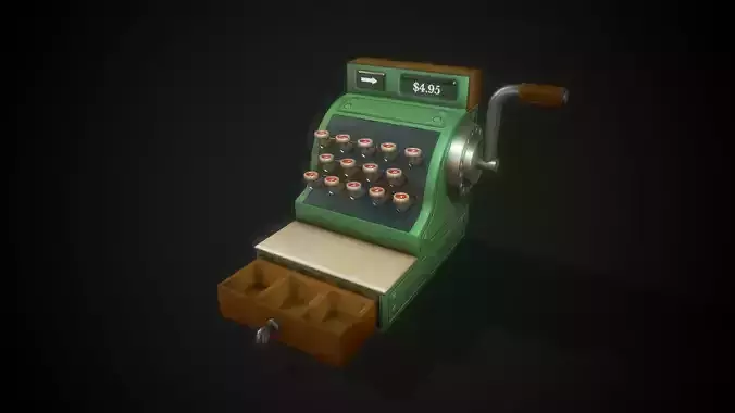 Stylized Cash Register - Tutorial Included 