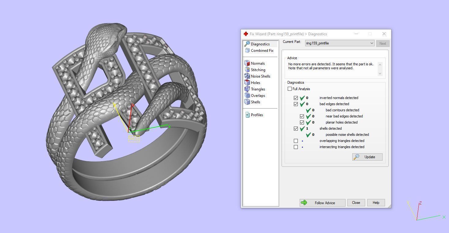 Rung 159 Snake 3D print model_13