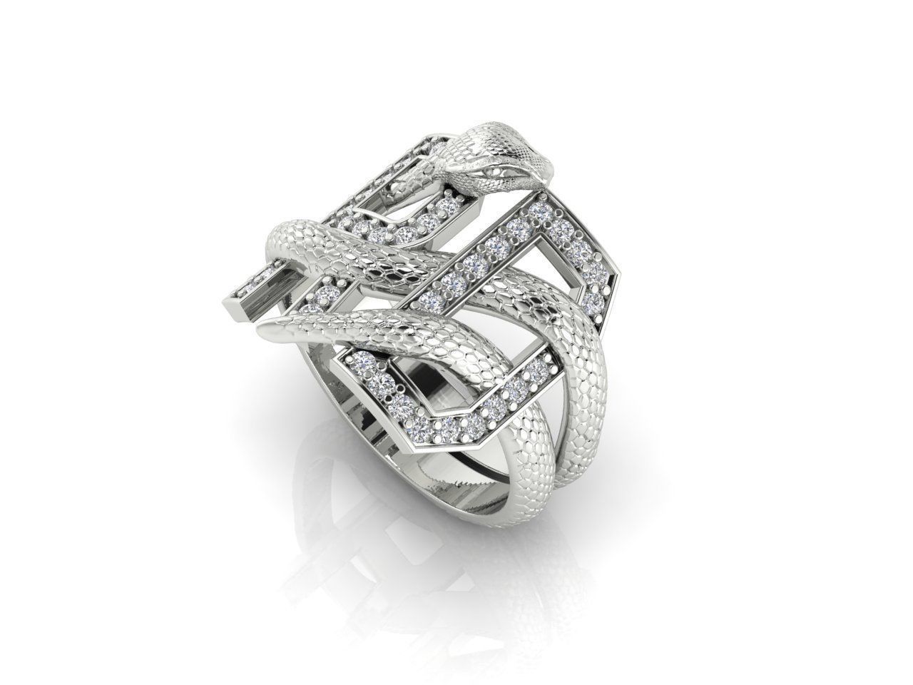 Rung 159 Snake 3D print model_4