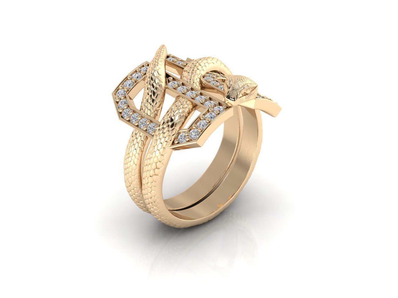 Rung 159 Snake 3D print model_6