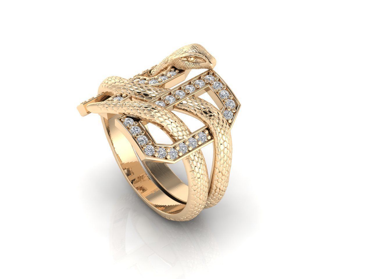 Rung 159 Snake 3D print model_7