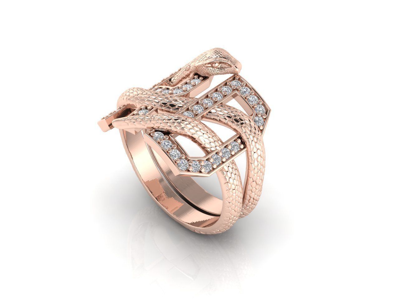 Rung 159 Snake 3D print model_5