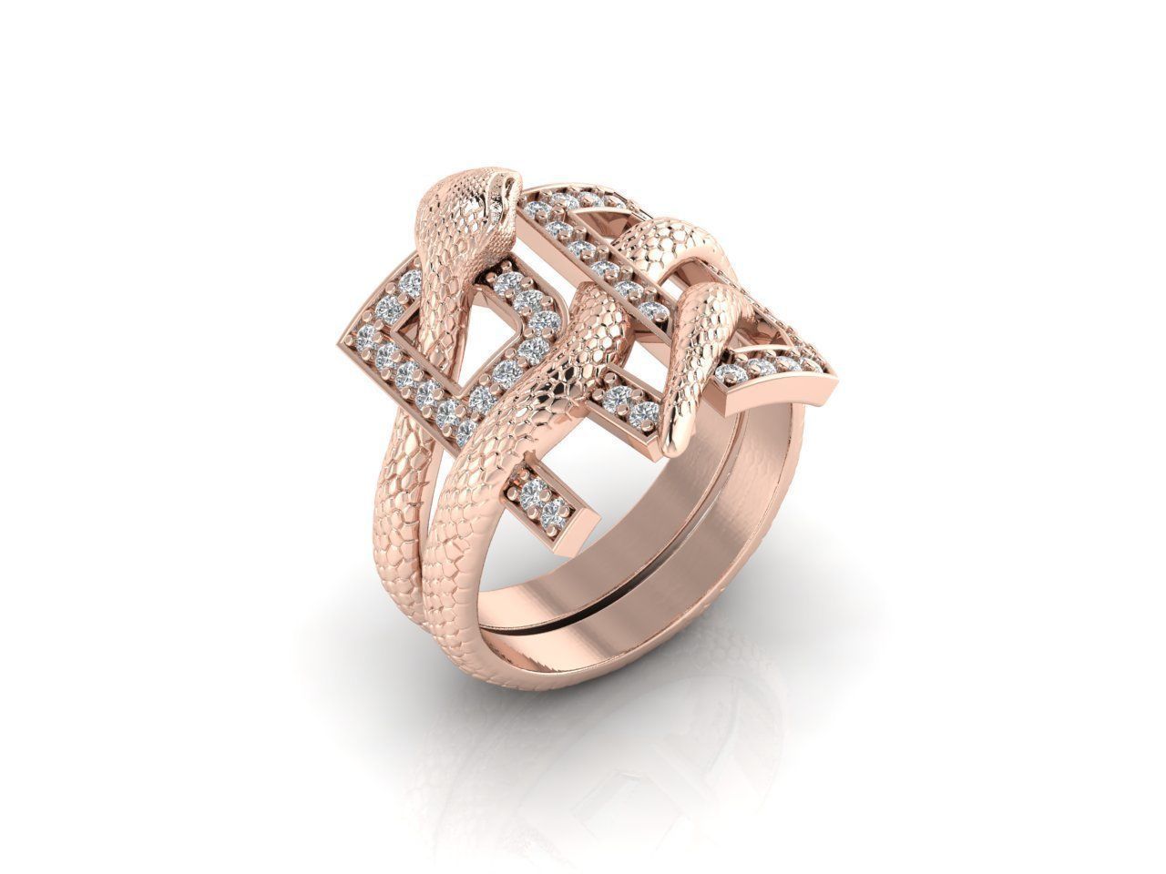 Rung 159 Snake 3D print model_3